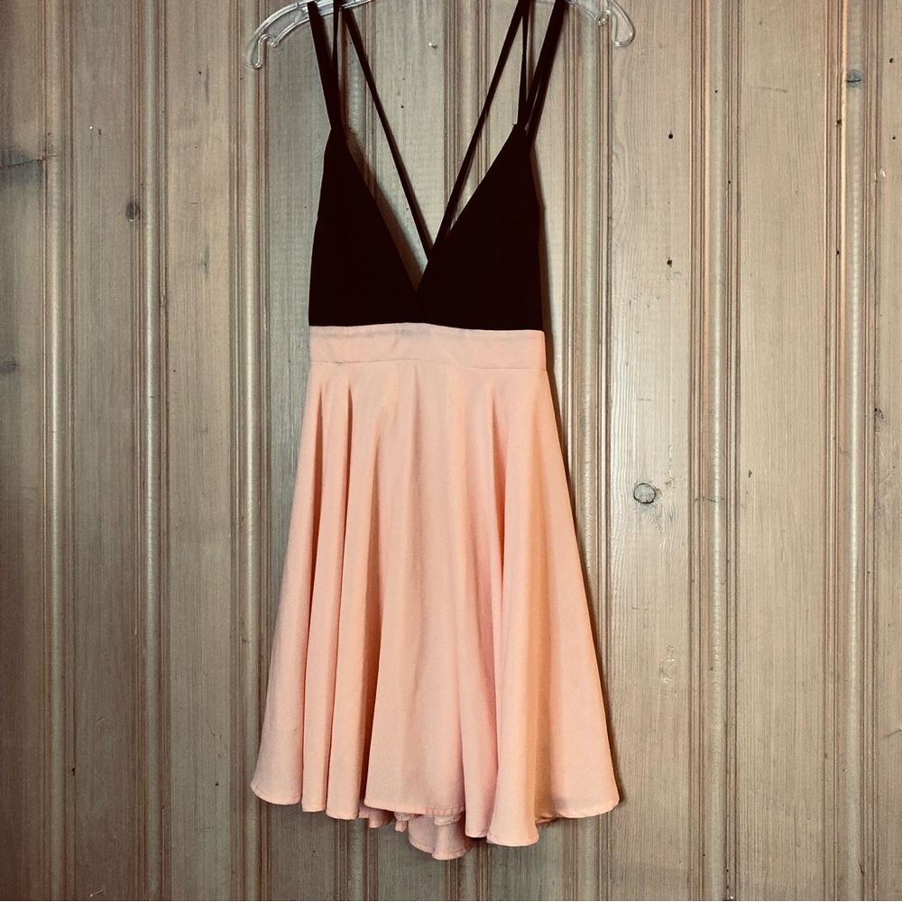 Vintage Y2K Nasty Gal mini skirt dress med made USA skater style
